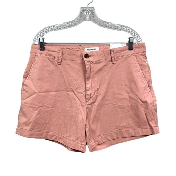 AG Adriano Goldschmied Chino Shorts Good Threads Cipher Slim Coral Rust Men‎ 32W - Picture 1 of 7